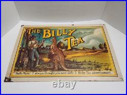 VINTAGE ORIGINAL Porcelain THE BILLY TEA VERY BRIGHT RARE! AUSTRALIAN MATE Abin