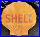 VINTAGE-SHELL-GASOLINE-PORCELAIN-GAS-SERVICE-STATION-SIGN-Heavy-One-sided-01-tzw