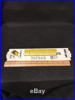 VINTAGE SKI-DOO SNOWMOBILE THERMOMETER EXCELLENT CONDITION SIGN ADVERTISING 60s