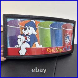 VINTAGE SLUSH PUPPIE Light 22x11 ADVERTISING SIGN Icee WORKS! #301