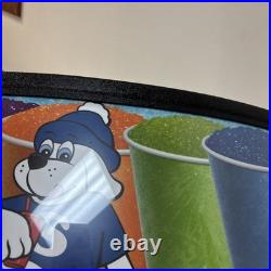 VINTAGE SLUSH PUPPIE Light 22x11 ADVERTISING SIGN Icee WORKS! #301