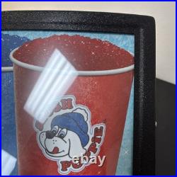 VINTAGE SLUSH PUPPIE Light 22x11 ADVERTISING SIGN Icee WORKS! #301