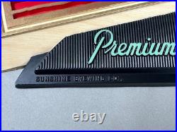 VTG 1950s 60s GET ON THE SUNNY SIDE Sunshine Premium 3D Beer Sign Reading Pa