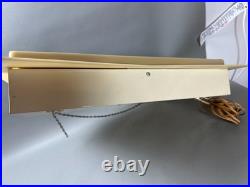 VTG 1950s SEAGRAMS 7 Crown Lighted Bar Sign Skiing Ski Resort Winter Scene