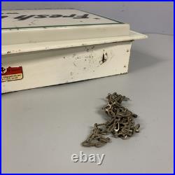 VTG 7 Up Light Advertising Sign Display Fresh up with 7up Hanging Liquor Store