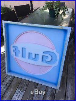 VTG Gulf Gas Station 36X36 Advertising Sign Display PANEL EXC