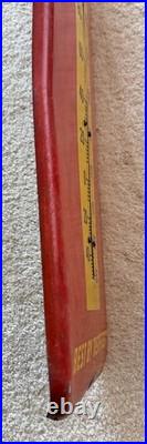 VTG Royal Crown Cola RC Thermometer Sign Best By Taste Test Red Yellow Arrow