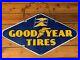 Vintage-1939-Goodyear-Tires-Porcelain-Sign-Double-Sided-36x20-Garage-Shop-Sign-01-yc