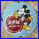 Vintage-1939-RPM-Motor-Oil-Disney-Mickey-Mouse-8x12-Inches-Porcelain-Enamel-Sign-01-umch