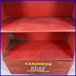 Vintage 1940's Carter Carbureter Parts Chevrolet Ford 22 Metal Cabinet Sign Vintage 1940's Carter Carbureter Parts Chevrolet Ford 22 Metal Cabinet Sign