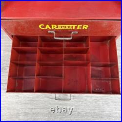 Vintage 1940's Carter Carbureter Parts Chevrolet Ford 22 Metal Cabinet Sign