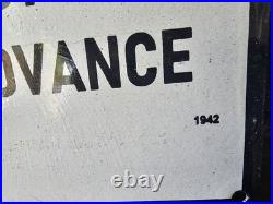 Vintage 1942 Sailor Porcelain Sign Old Hotel Virginia Beach Street Girls Brothel