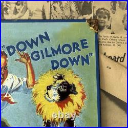 Vintage 1946 Gilmore Blu-green Gasoline 8x12 Inches Porcelain Enamel Sign