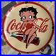Vintage-1947-Coca-Cola-Betty-Boop-12-Inch-Convex-Porcelain-Enamel-Sign-01-btcj