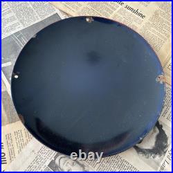 Vintage 1947 Coca Cola Betty Boop 12 Inch Convex Porcelain Enamel Sign