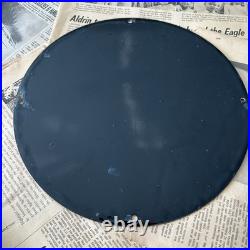 Vintage 1948 Gulf Fuel Oil Dealer Gasoline 12 Inch Porcelain Enamel Sign