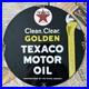 Vintage-1948-Texaco-Motor-Oil-Clean-Clear-Golden-12-Inch-Porcelain-Enamel-Sign-01-dr