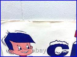 Vintage 1950's Advertising Chilly Willee Fruit Ice Drink Paper Sign! So Rare