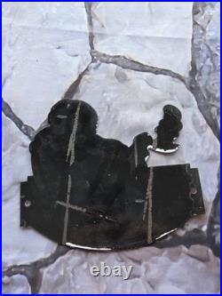 Vintage 1950's Fisk Tires Boy Porcelain Sign