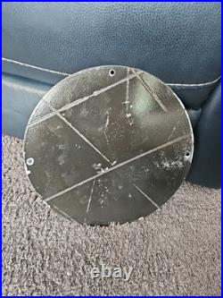 Vintage 1950's Orange Crush 33 Cents Porcelain Gas Station Soda Sign, Coke