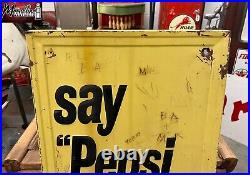 Vintage 1950's PEPSI COLA Sign