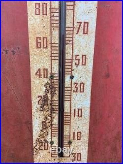 Vintage 1950s ROYAL CROWN COLA Thermometer / Sign