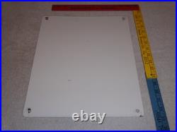 Vintage 1951 Standard White Crown Gasoline Porcelain Metal Oil Sign / Pump Plate