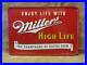 Vintage-1953-Embossed-Miller-High-Life-Beer-Sign-Antique-Brewery-RARE-9951-01-ilz