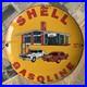 Vintage-1955-Shell-Gasoline-Station-12-Inch-Convex-Porcelain-Enamel-Sign-01-ypca