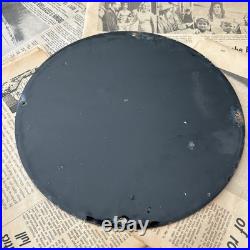 Vintage 1957 Esso Farm Products Oil Gas Dealer 12 Inch Porcelain Enamel Sign