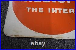 Vintage 1960's Master Charge Credit Card 2 Sided 29 x 18 inch Metal Sign