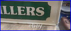 Vintage 1960's Snapper Dealer Mowers Tillers Metal Sign 32X12