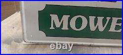 Vintage 1960's Snapper Dealer Mowers Tillers Metal Sign 32X12