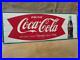 Vintage-1960s-Embossed-Coca-Cola-Sign-Antique-Coke-Soda-Button-Store-RARE-9949-01-us