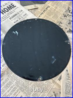 Vintage 1962 Esso Gasoline Happy Motoring 12 Inch Porcelain Enamel Sign