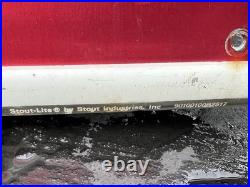 Vintage 1970's Original Embossed GM AC Delco Batteries Sign Metal 36 X 24