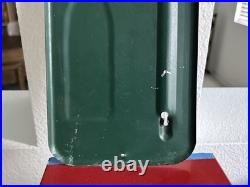 Vintage 1977 SQUIRT Soda Metal Sign Bottle Logo Tin Embossed Not Porcelain +NICE