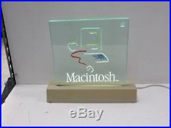 Vintage 1984 Apple Mac Macintosh Electric Picasso Dealer Advertising Sign Light