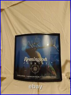 Vintage 1990s Remington lighted sign lightbox Wall Light Store Display Mancave Vintage 1990s Remington lighted sign lightbox Wall Light Store Display Mancave