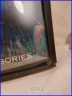 Vintage 1990s Remington lighted sign lightbox Wall Light Store Display Mancave Vintage 1990s Remington lighted sign lightbox Wall Light Store Display Mancave