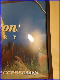 Vintage 1990s Remington lighted sign lightbox Wall Light Store Display Mancave Vintage 1990s Remington lighted sign lightbox Wall Light Store Display Mancave