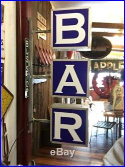 Vintage 2 Sided Bar Sign Corner Bar Philadelphia Shipping Available Non Neon