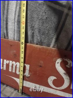 Vintage 20th Century Wooden Burma-Shave Advertising Sign Vintage 20th Century Wooden Burma-Shave Advertising Sign