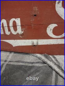 Vintage 20th Century Wooden Burma-Shave Advertising Sign