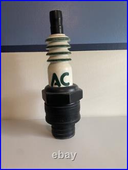 Vintage 3D Large AC Spark Plug Original Blow Mold Display Sign Gas Oil 30 2 Pc Vintage 3D Large AC Spark Plug Original Blow Mold Display Sign Gas Oil 30 2 Pc