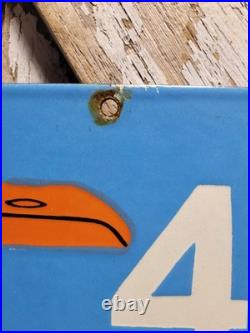 Vintage 49 Mile Scenic Drive Porcelain Sign Old San Francisco Golden Gate Bridge
