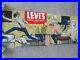 Vintage-50s-LEVIs-Jeans-Cardboard-WINDOW-Advertising-SIGN-30-x-94-5-01-pip