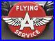 Vintage-55x42-FLYING-A-SERVICE-Porcelain-Sign-Gas-Oil-Rare-Size-will-ship-01-bjwv