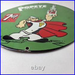 Vintage 7 Up Soda Sign Advertisement Piggly General Store Porcelain Gas Sign