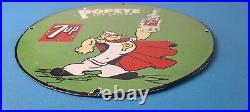 Vintage 7 Up Soda Sign Advertisement Piggly General Store Porcelain Gas Sign